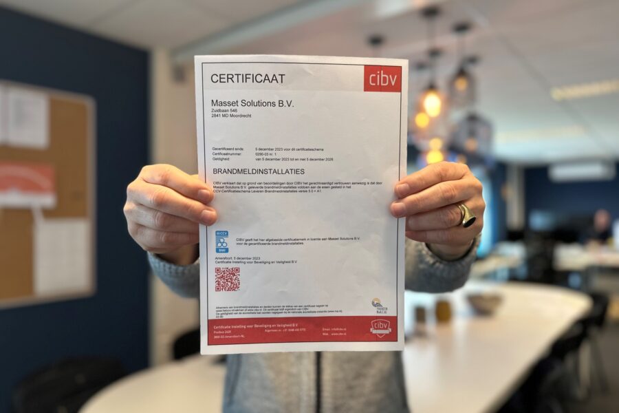 Certificaat CIBV Erkend Branddetectiebedrijf