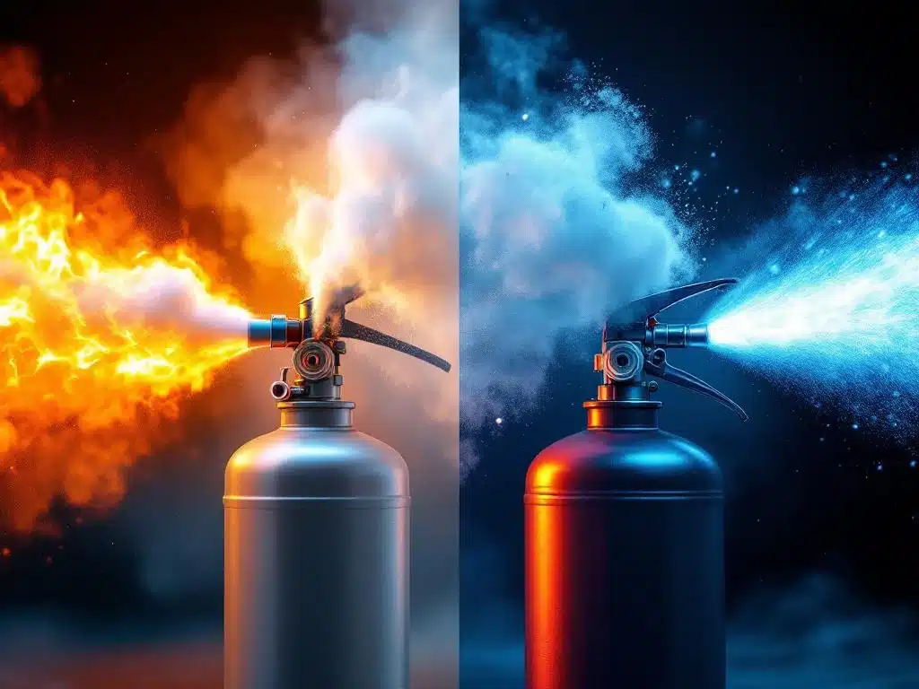 Hoe werken verschillende soorten blusmiddelen?