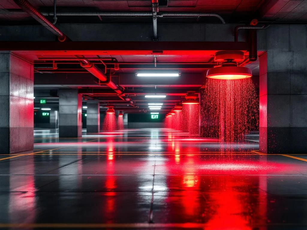 Is een sprinklerinstallatie verplicht in nieuwe parkeergarages?