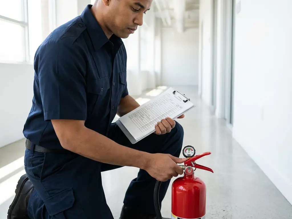 Welke inspectie-eisen gelden voor blusmiddelen?