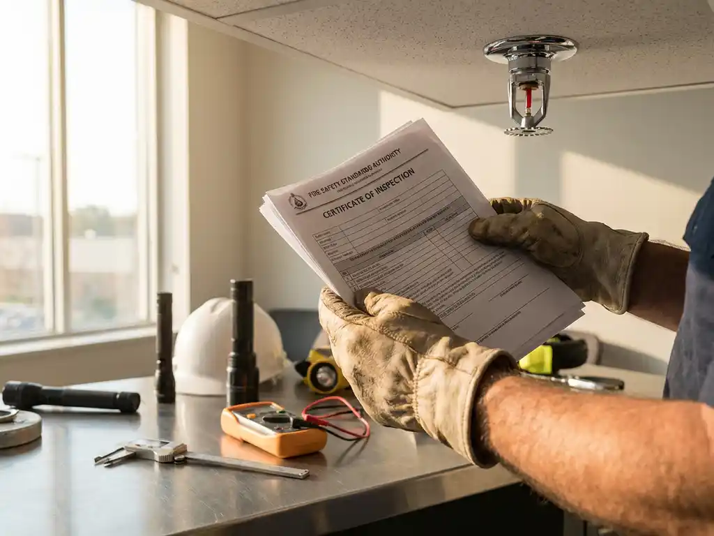 Welke certificeringen zijn nodig voor sprinklerinstallaties?