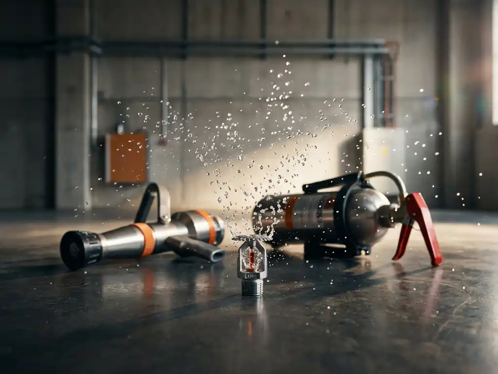 Wat is het verschil tussen sprinklerinstallaties en andere blussystemen?