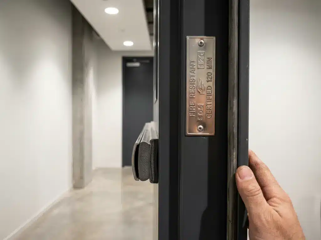 Hoe herken je een gecertificeerde brandwerende deur?