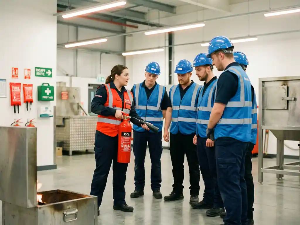 Hoe train je personeel in het gebruik van blusmiddelen?