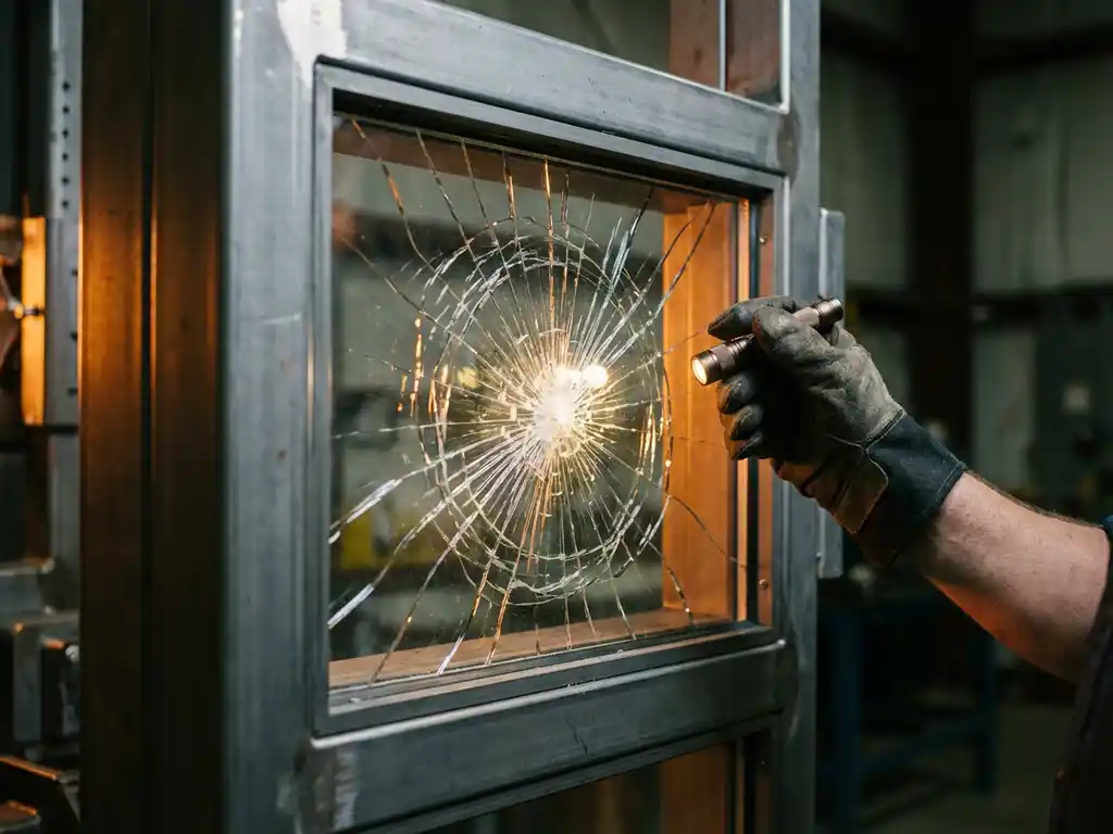 Wat te doen bij schade aan brandwerend glas?