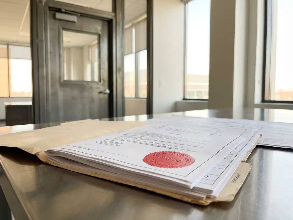 Welke documentatie moet aanwezig zijn bij brandwerende deuren?