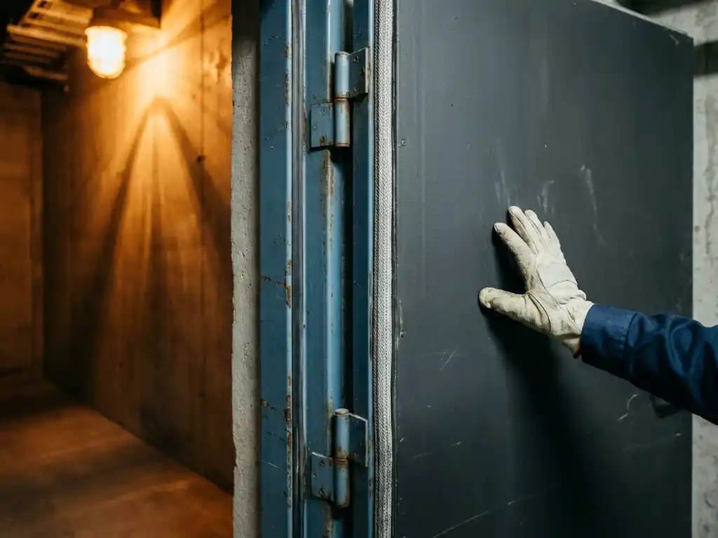 Welk materiaal wordt gebruikt voor brandwerende deuren?