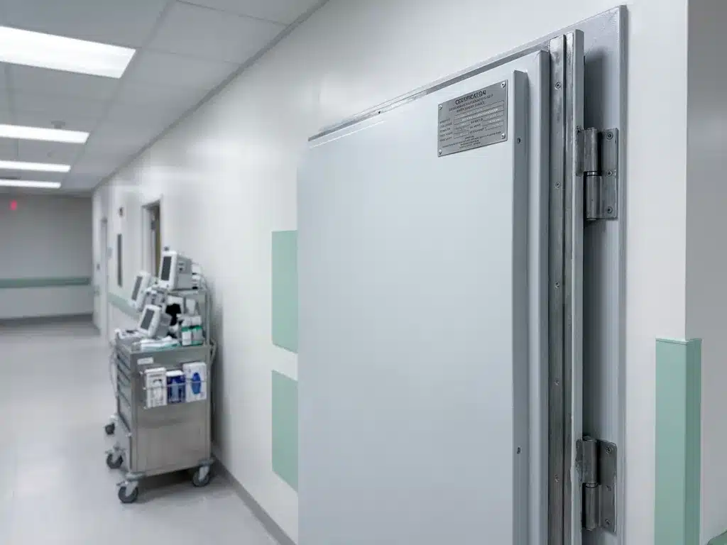 Welke certificering is nodig voor brandwerende deuren in zorginstellingen?