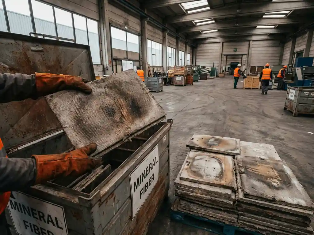 Hoe recyclebaar zijn gebruikte brandwerende platen?