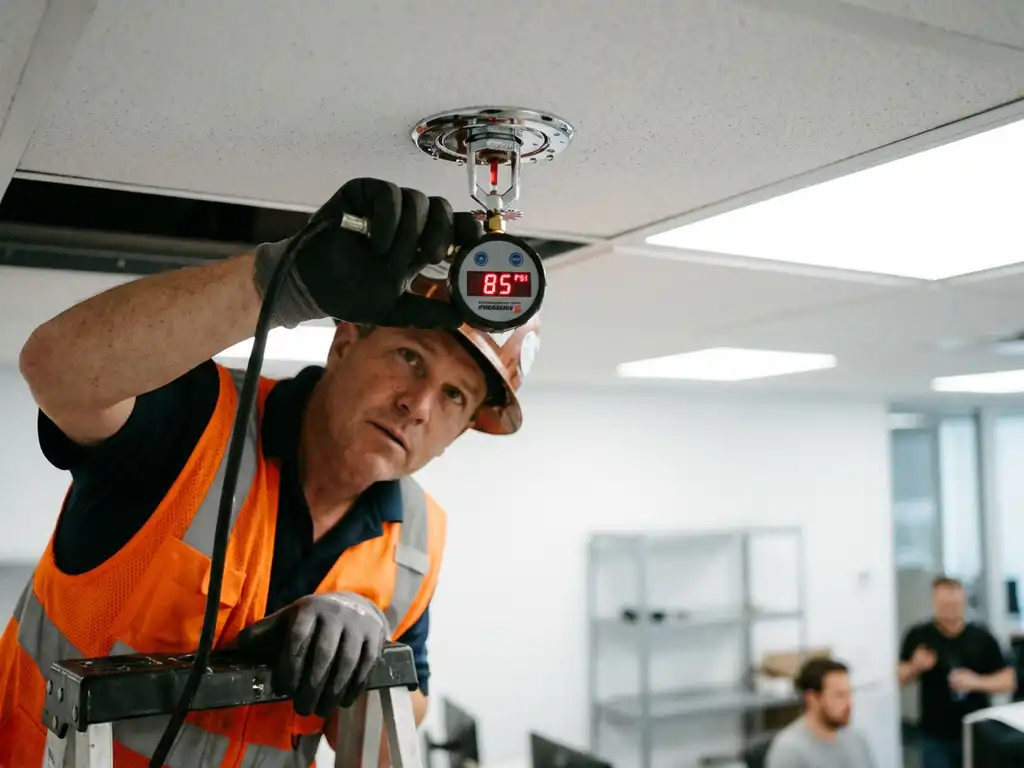 Hoe test je een sprinklerinstallatie?