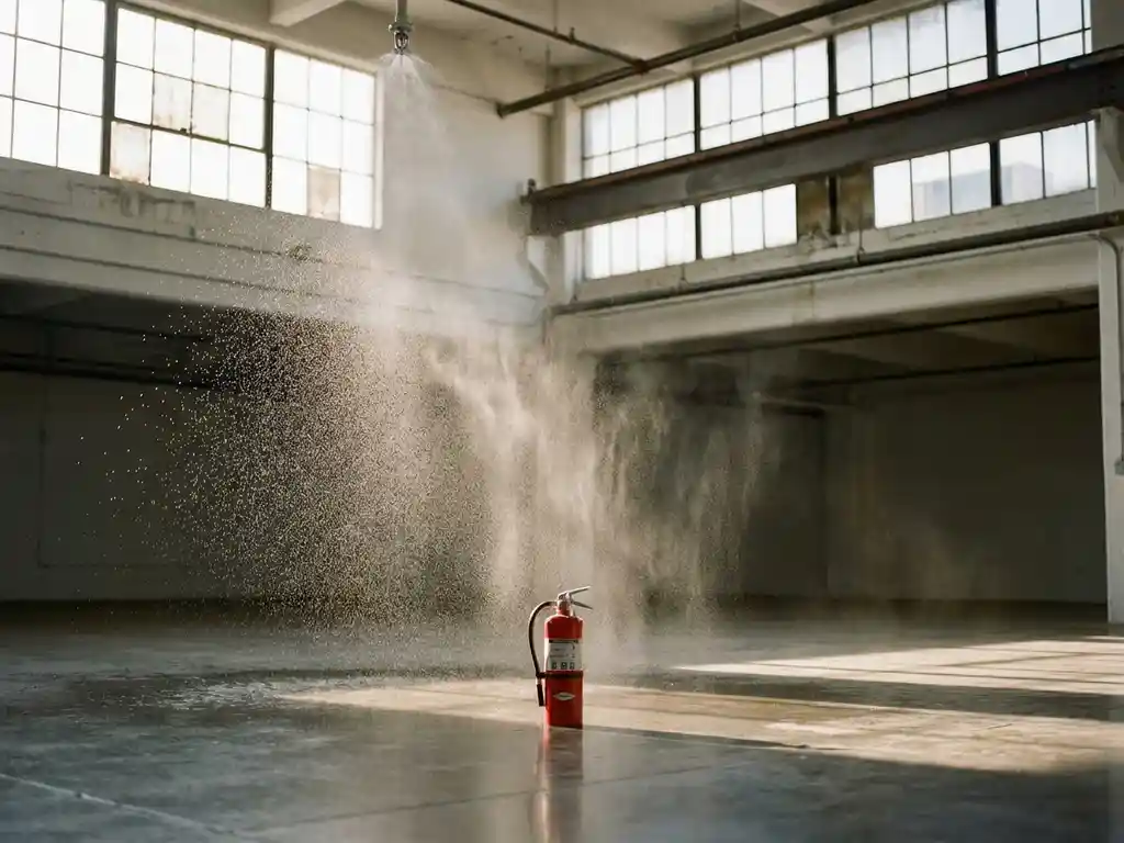 Wat is het verschil tussen sprinklerinstallaties en blusmiddelen?