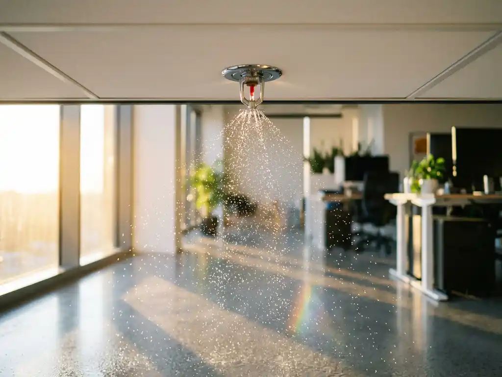 Hoe werkt een sprinklerinstallatie?