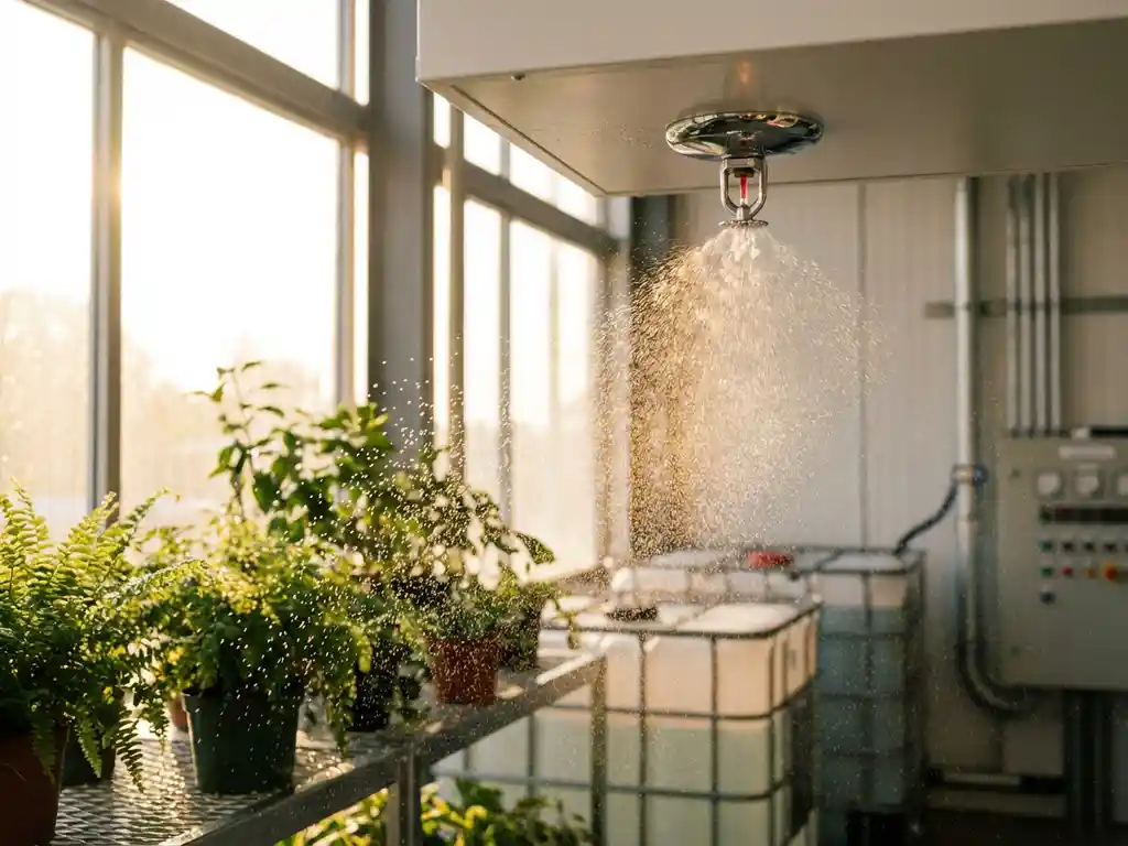 Kan een sprinklerinstallatie op regenwater werken?