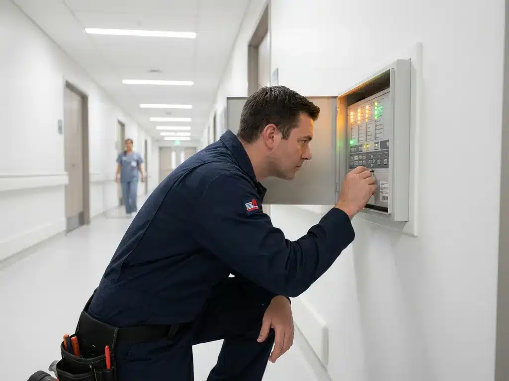 Hoe werkt het beheer van een brandmeldinstallatie in een zorginstelling?
