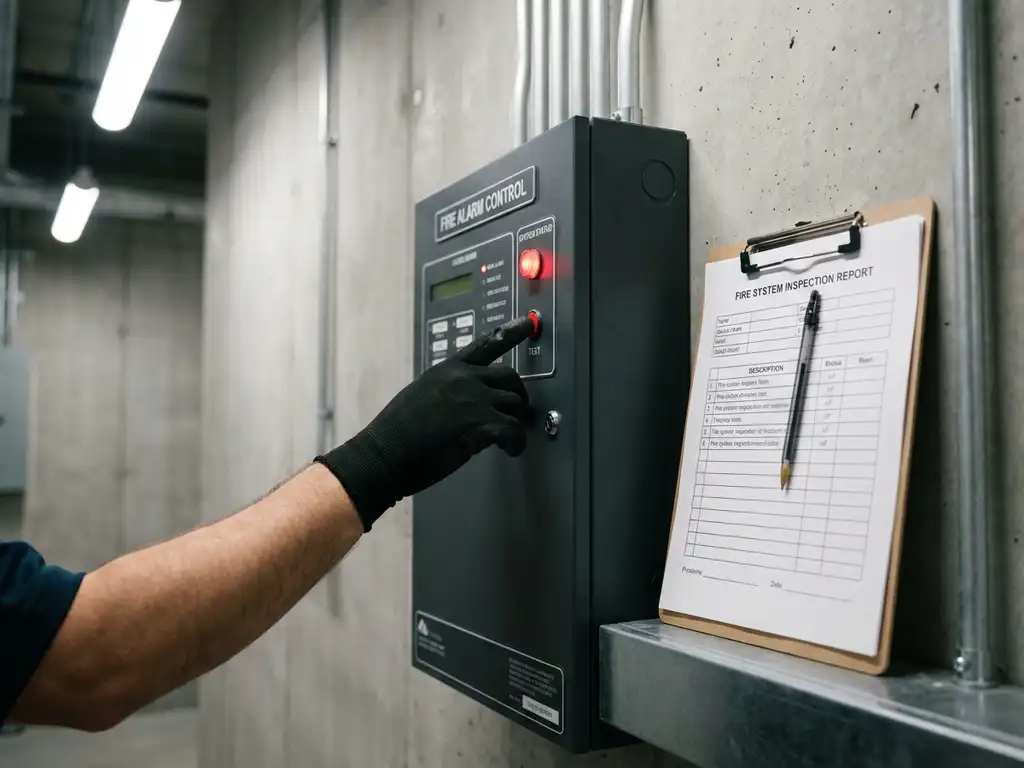 Hoe werkt de certificering van een bedrijf dat brandmeldinstallaties beheert?